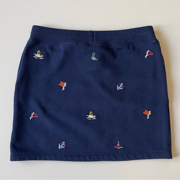 Polo Ralph Lauren Girls Nautical Fleece Skirt - Watch Hill Navy - Size 6X - Picture 4 of 6